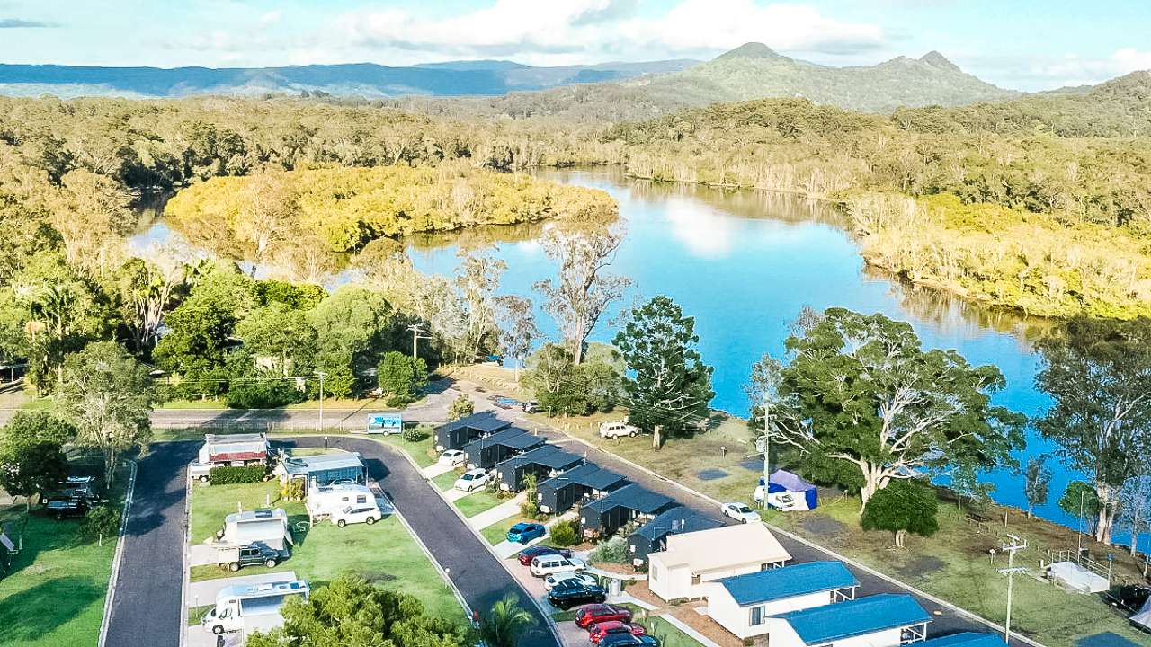 Caravan Parks In Brunswick Heads NSW Ferry Reserve Caravan Park (Photo Courtesy Reflections Holidays)