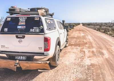 Driving The Old Eyre Highway Near Koonalda