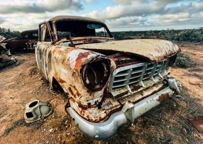 Long Abandoned Vehicle At Koonalda Roadhouse