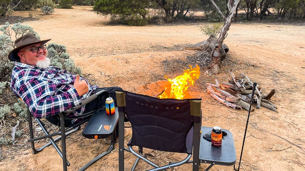 Nullarbor Camping At Offroad Campsite 15km From Norseman