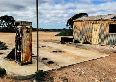 Old Abandoned Petrol Pump At Koonalda Roadhouse