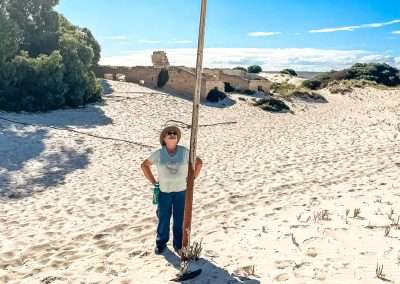 Old Telegraph Pole At Eucla Telegraph Station