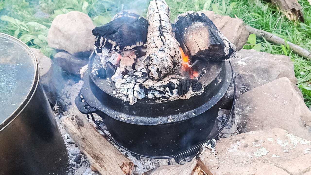 One Of Our Cast Iron Camp Ovens