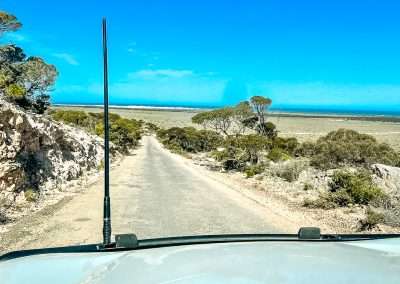 Road Down To Old Telegraph Station Campground Eucla