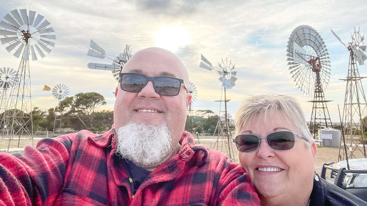 At The Penong Windmill Museum