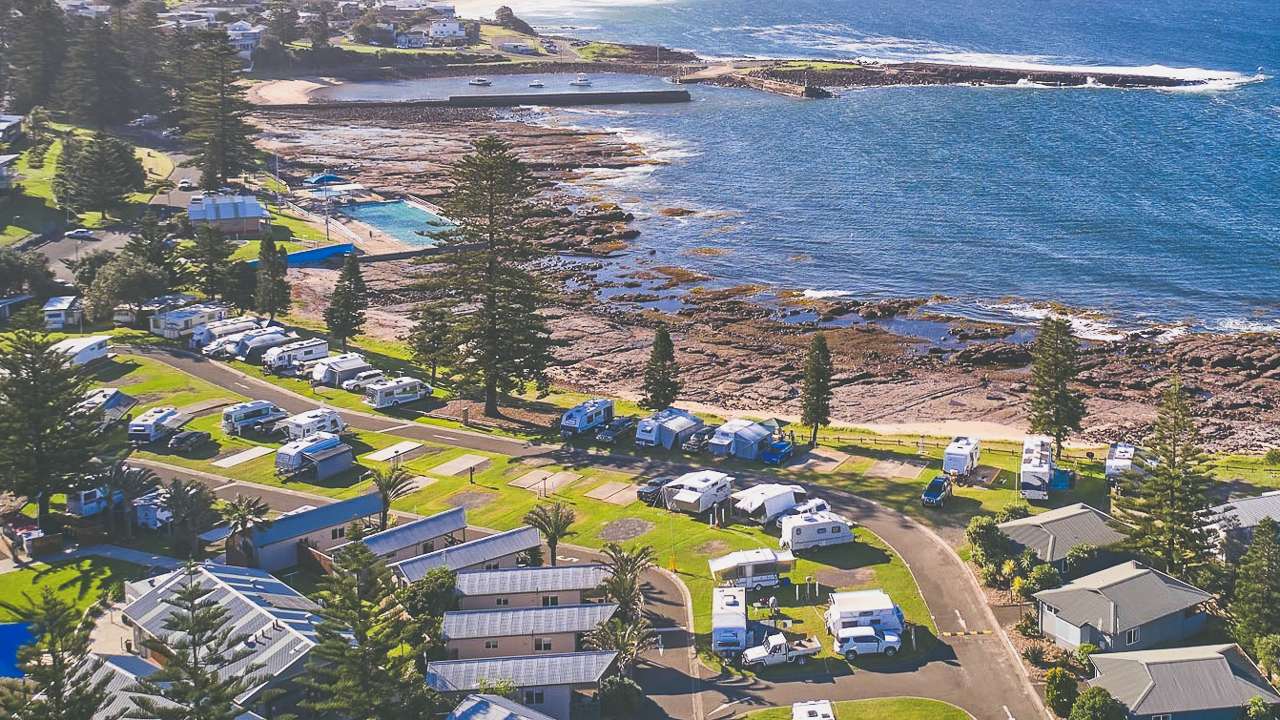 Caravan Parks Port Macquarie (Photo Courtesy NRMA Port Macquarie Breakwall Holiday Park)