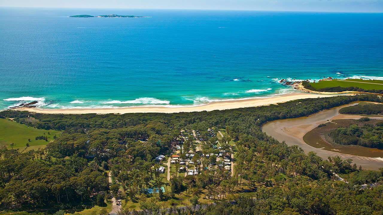 Discovery Parks Caravan Parks In Narooma NSW (Photo Courtesy G'Day Parks)