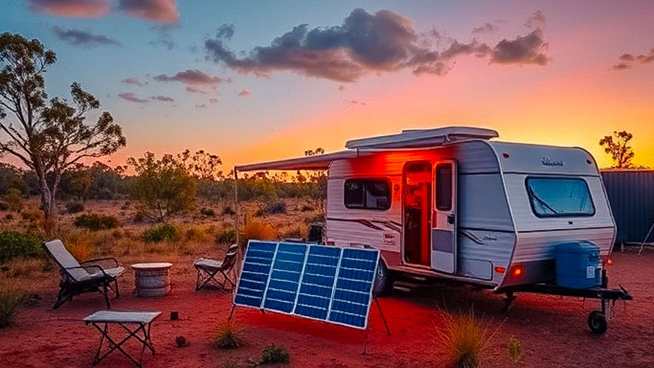 Off Grid Camping With Portable Solar Panels
