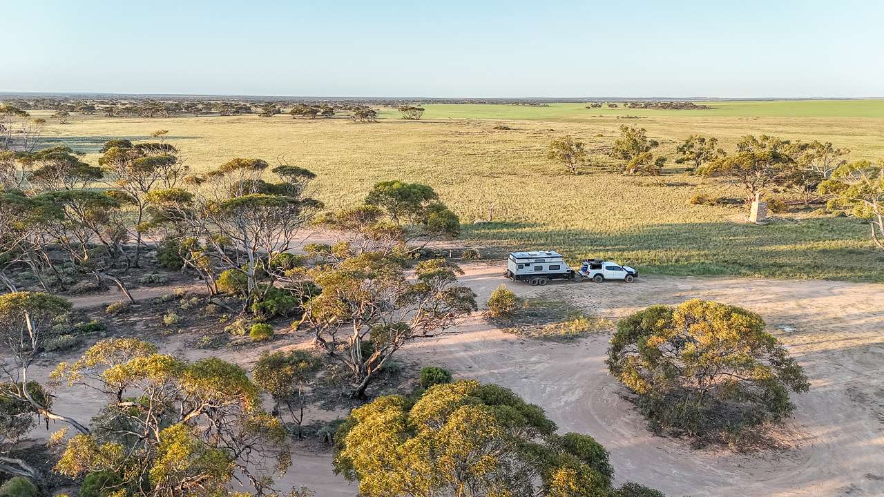 Plenty Of Room For Free Camping Near Penong SA At Cohens Old School Site
