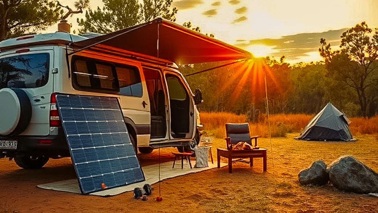 Portable Solar Panel Setup