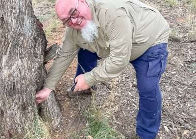 Dave With A Typical Geocache Find