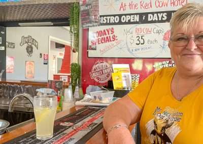 Having A Ginger Beer At The Red Cow Hotel In Junee