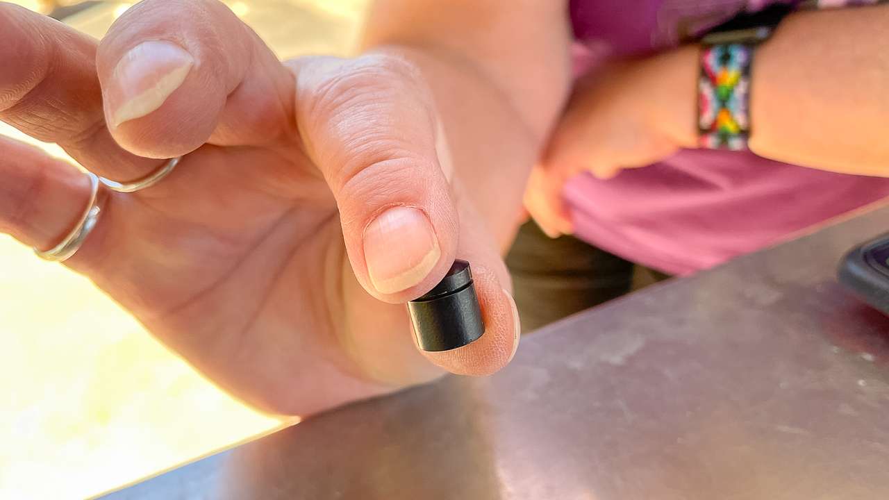 How Small Is A Nano Geocache You Might Well Ask