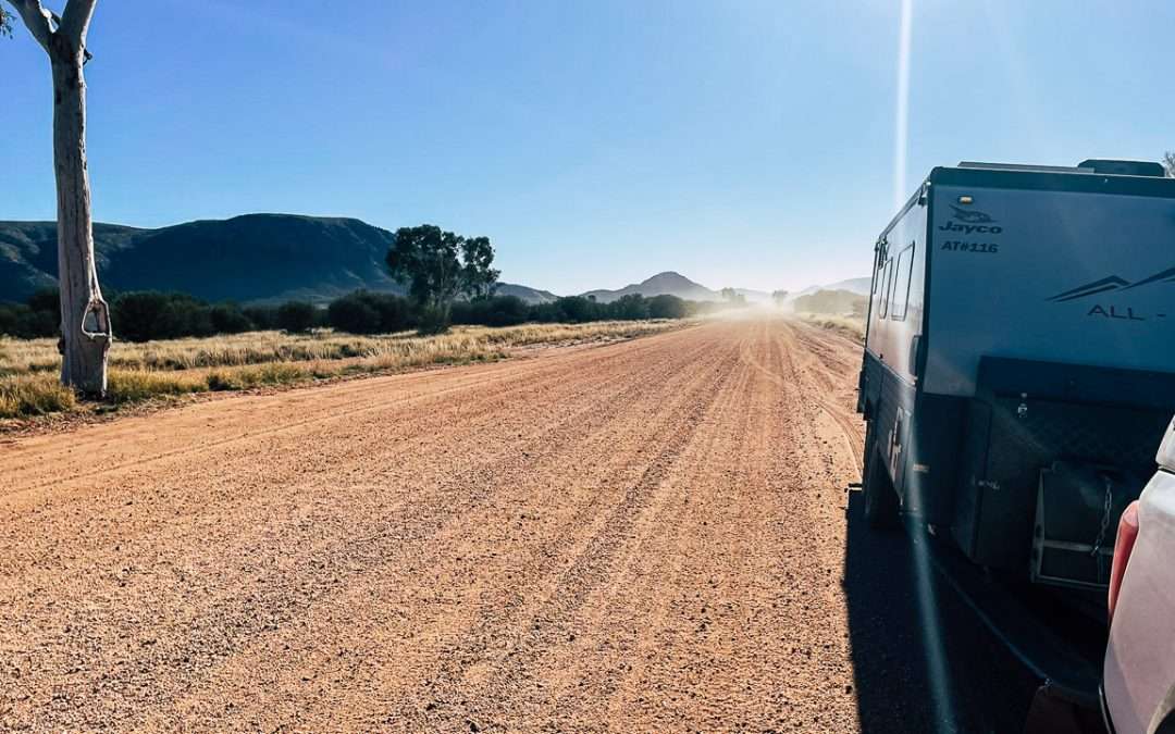 Towing A Caravan On The Great Central Road