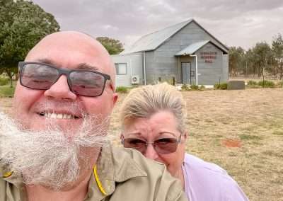 A Very Windy Day Selfie At Dirnaseer Hall