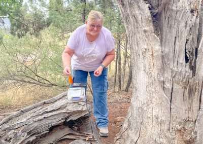 Amanda With A Geocache