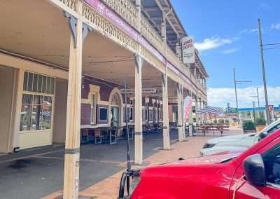 Parked Outside The Junee Hotel