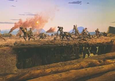WW1 Diorama Scene