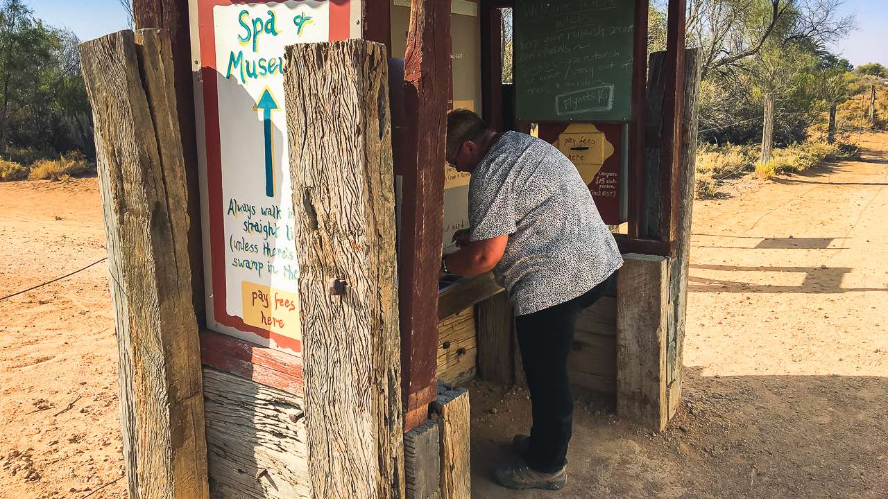 Amanda Checking In At Coward Springs