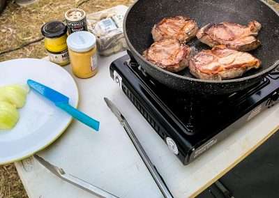 BBQ Pitboys Pork Loin Chops Underway