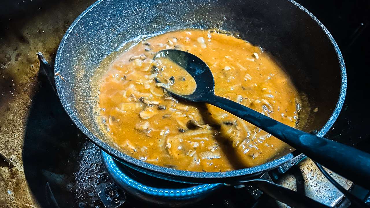 Camping Pork Chops With Gravy BBQ Pitboys Style Thickening The Gravy