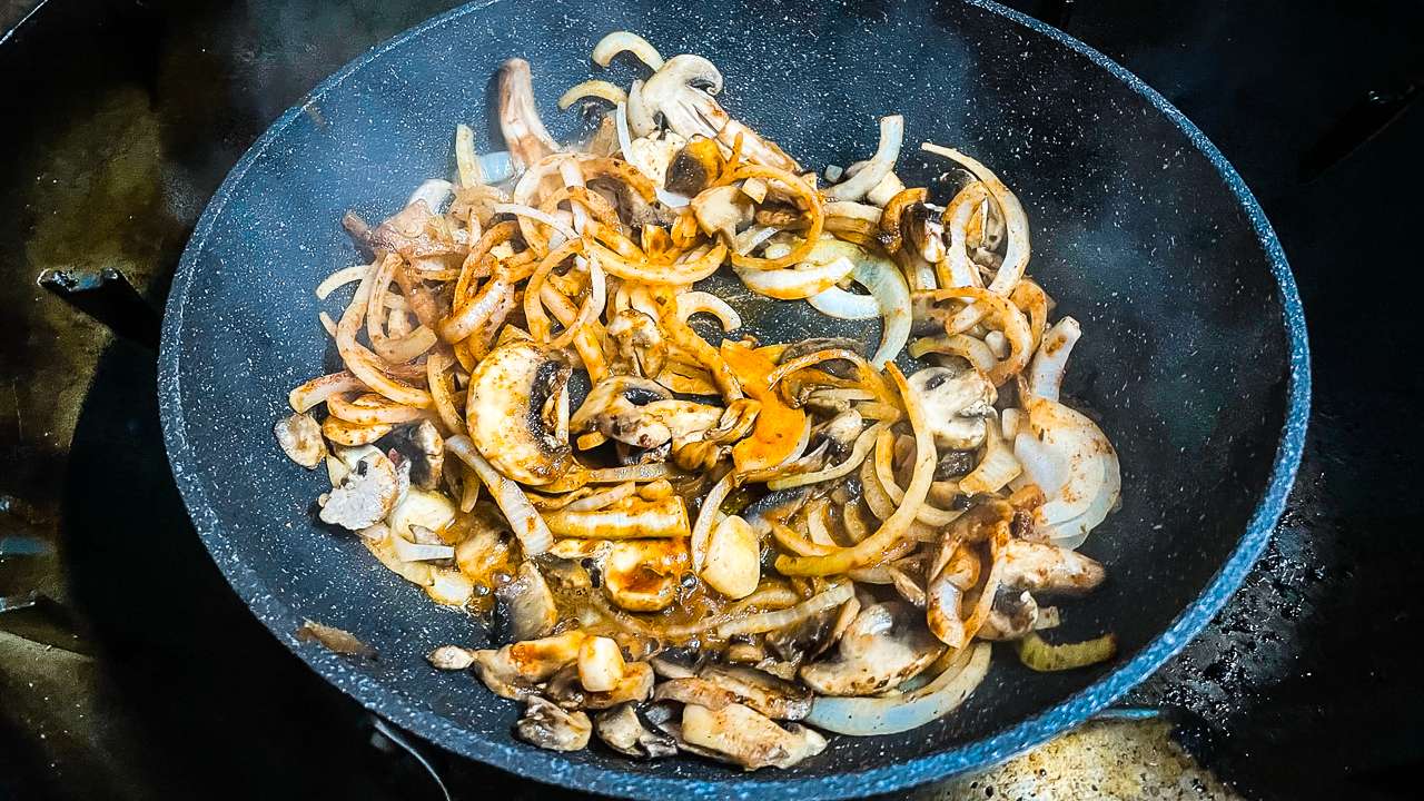Gravy Base Being Cooked