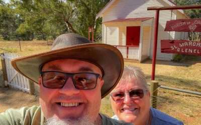 Geocaching Near Grenfell NSW & St Margarets Church Glenelg