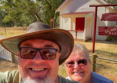 St Margarets Glenelg Church Near Grenfell Selfie