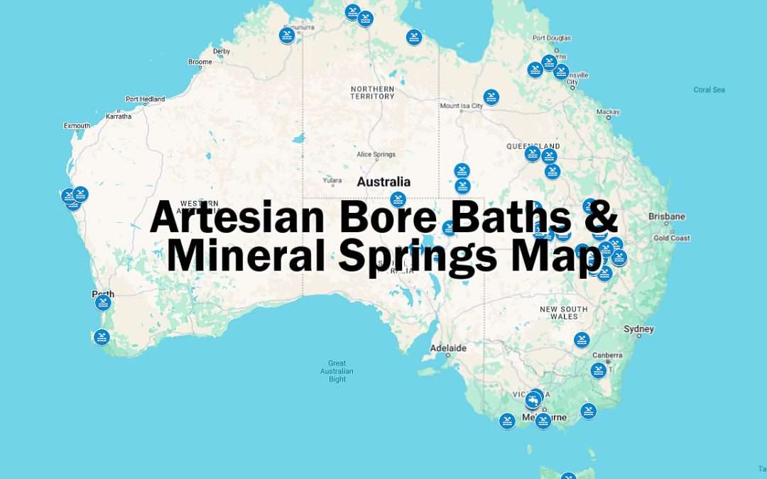 Artesian Bore Baths & Mineral Springs Map & Information