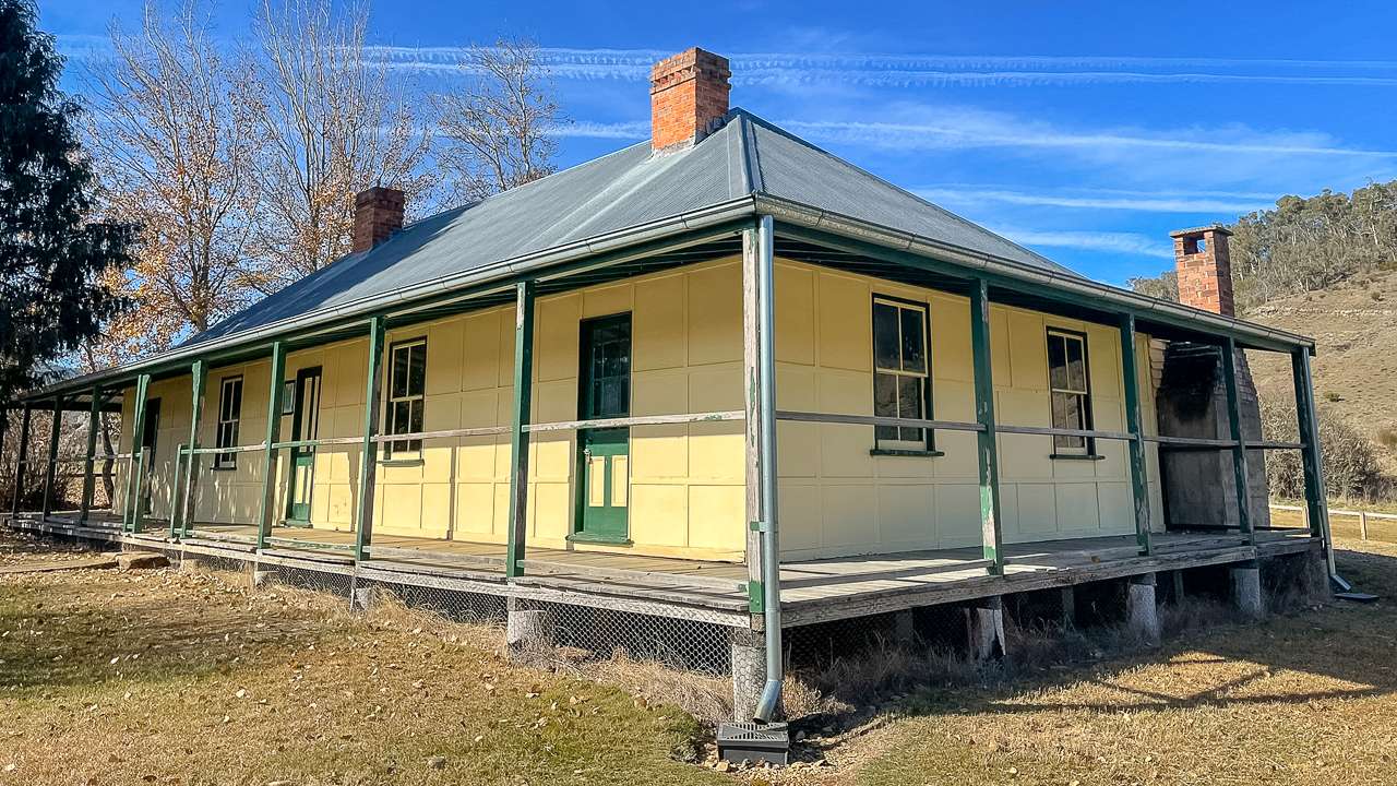 Cotterill's Cottage 1899 Yarrangobilly Snowy Mountains Highway Kosciuszko National Park Snowy Mountains NSW Australia