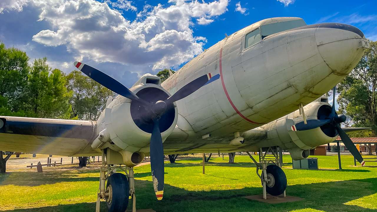 DC3 In Lions Park At West Wyalong