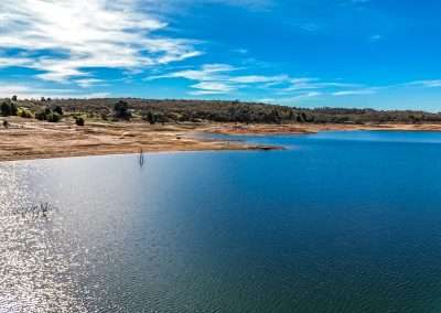 Flooded Town Of Old Adaminaby On Eucumbene Dam
