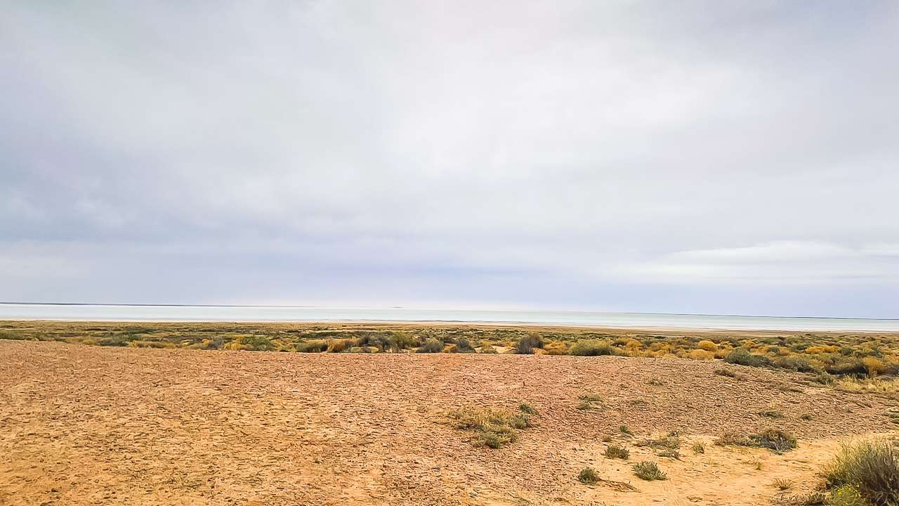 From The Lake Eyre Viewing Area In Aug 2022