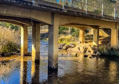 Beneath Bridge Over Tumbarumba Creek At Paddys Flat Campgrounds