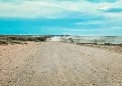 Dry And Dusty Road Conditions On The Oodnadatta Track