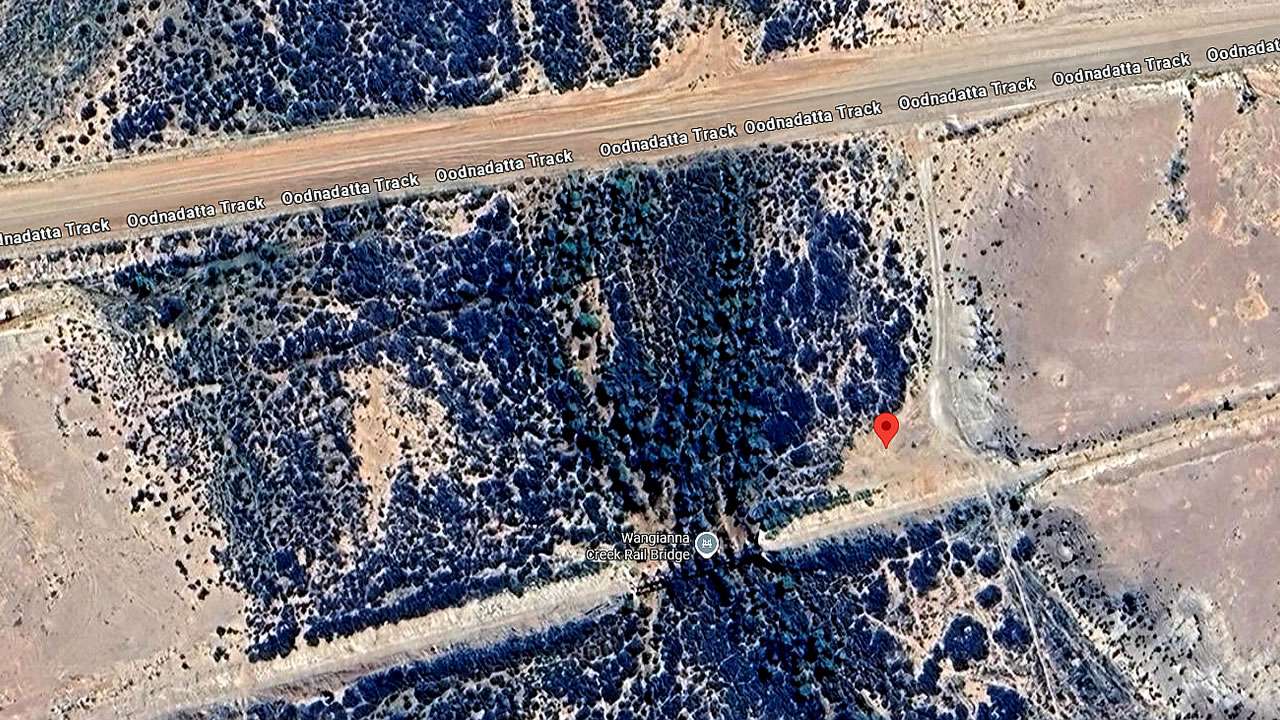Bridge Ruins Campsite On Google Earth