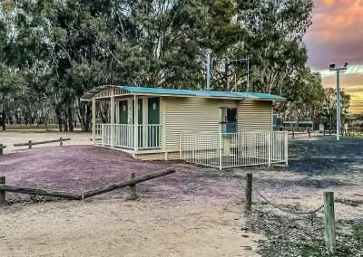 Clean Flushing Toilets At Sandy Point For Use Of Campers And Day Visitors