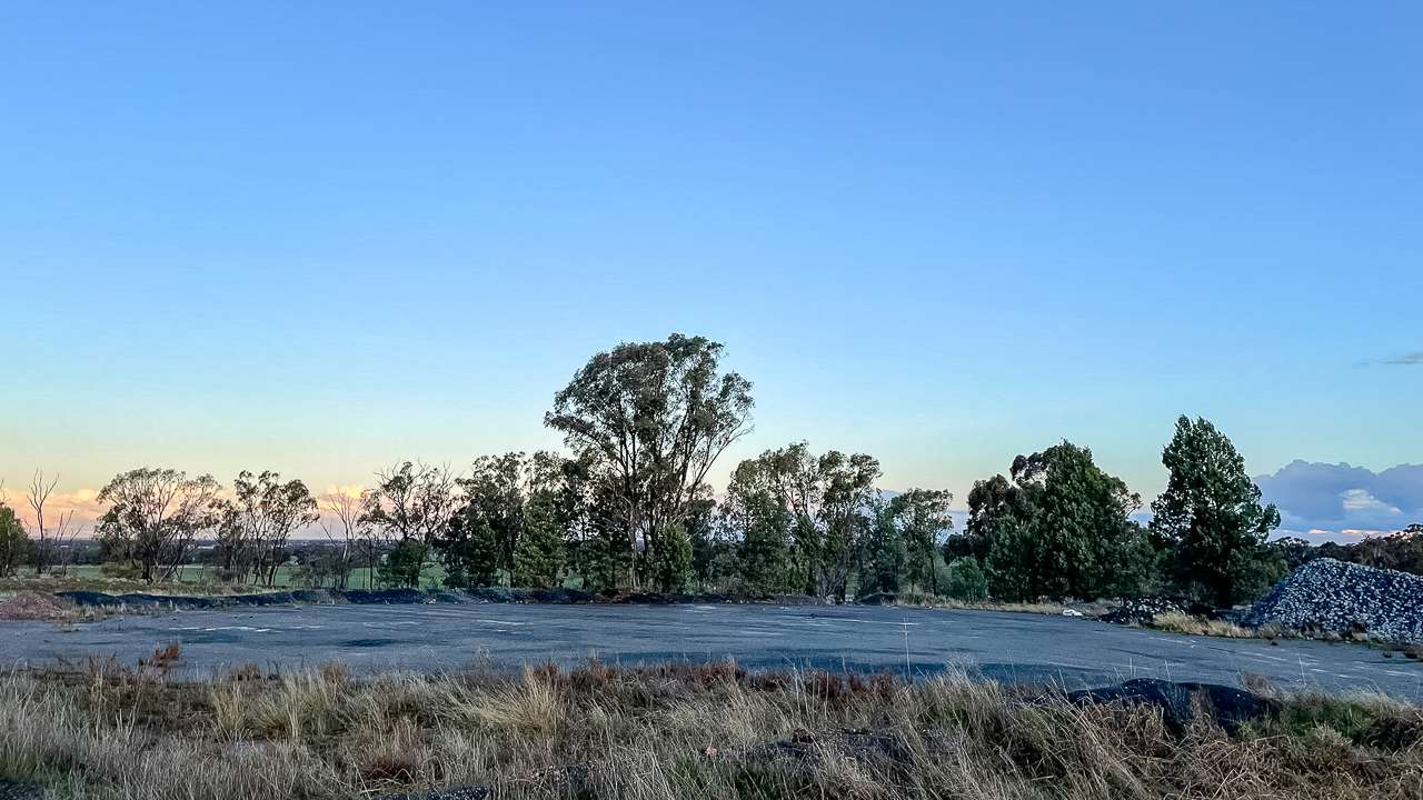 Gravel Pit Camping Area On The Newell Highway Near Grong Grong