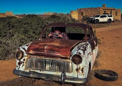 Marree Itinerary Old Car At Farina Outside Police Station 2025