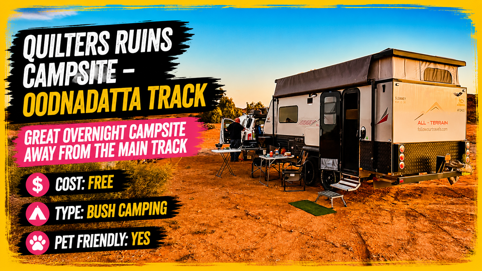 Oodnadatta Track Camping