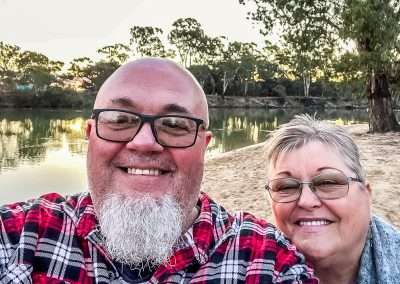 Selfie On The Banks Of The Murrumbidgee River At Hay NSw