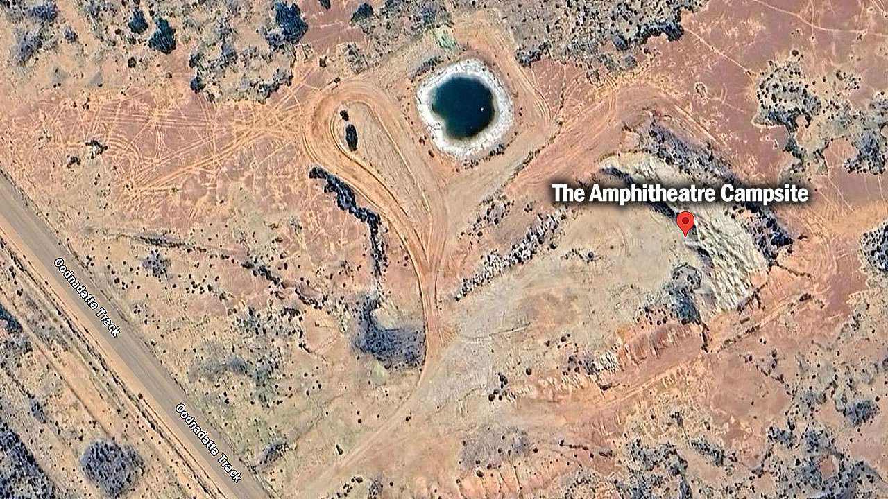 The Amphitheatre Campsite Oodnadatta Track On Google Earth