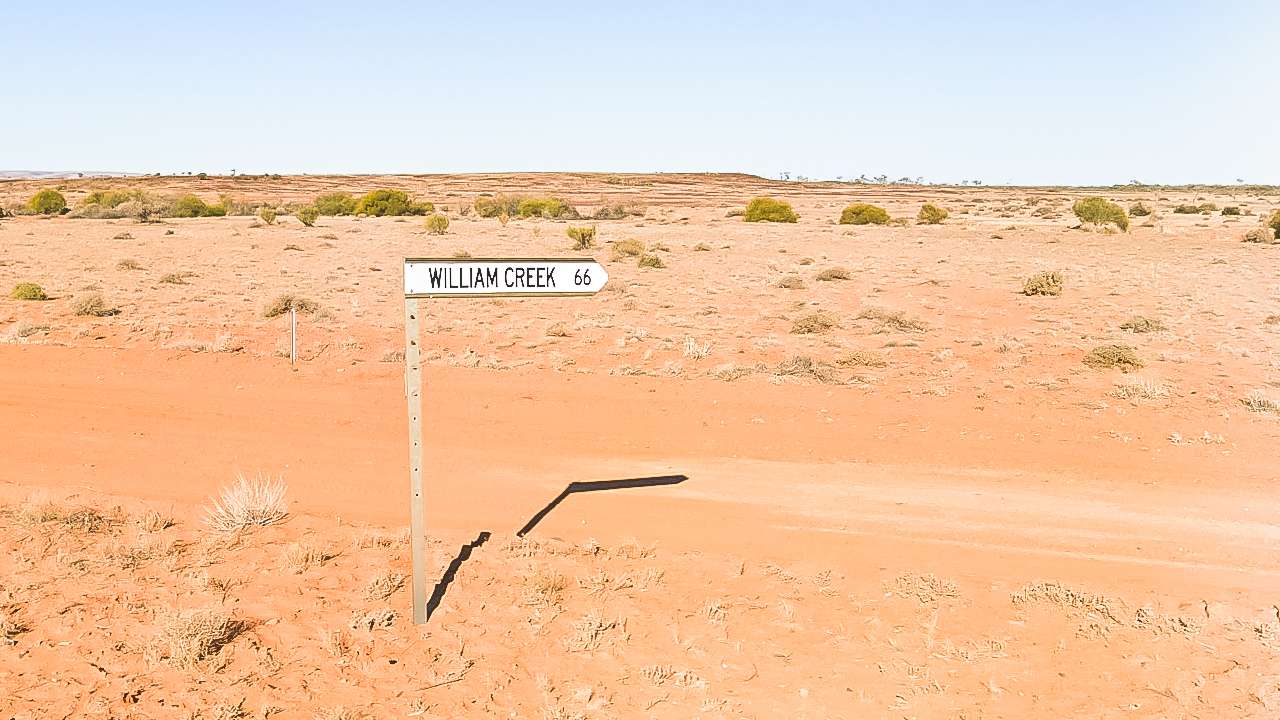 This Is the Sign Opposite The Duff Creek Bridge Turnoff