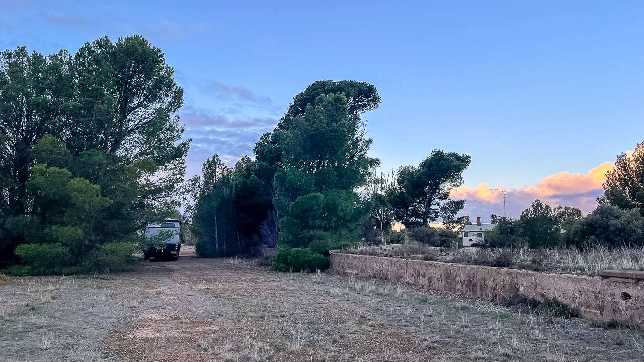 We Camped Overnight At The Abandoned Station At Yarcowie Railway Track Free Campsite