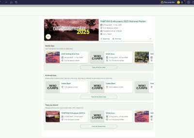 WikiCamps On PC All Trips Are Available Both New And Old