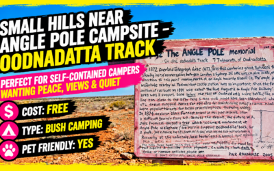 Small Hills Near Angle Pole Campsite – Oodnadatta Track