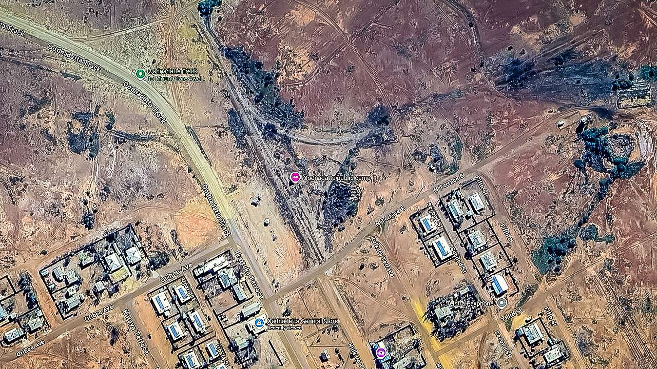 Oodnadatta Free Camp From Above