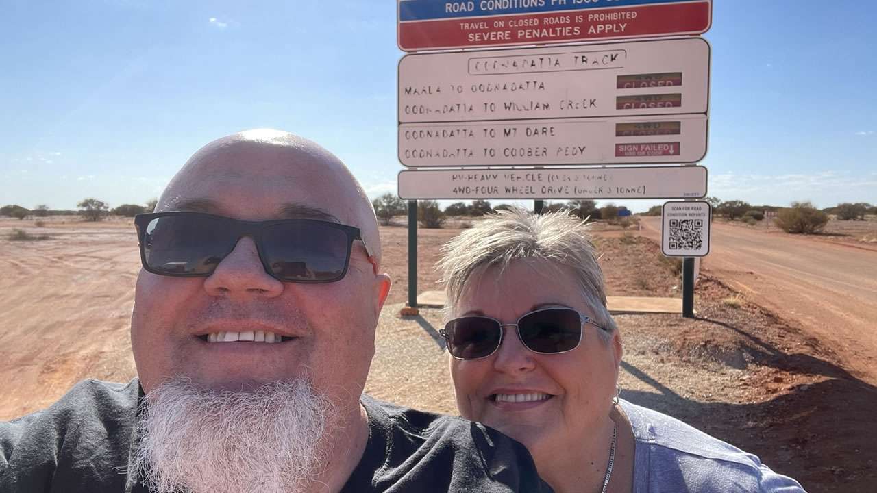 End Or Start Of The Oodnadatta Track At Marla