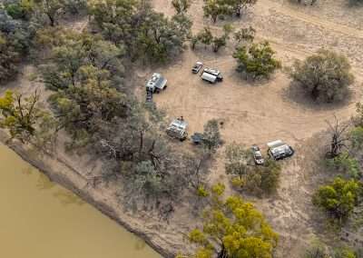 Campsite At Dunlop Station