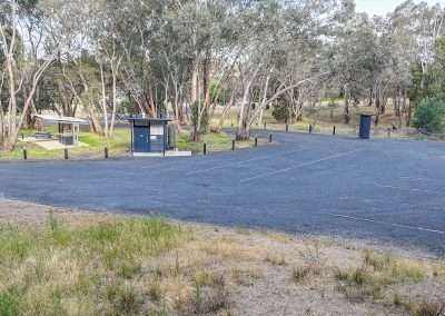 Looking Across The Camping Area To The New Toilet Block